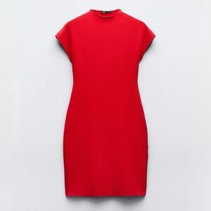 Zara Fitted Knit Stretch Dress